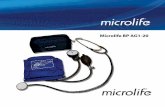 Microlife BP AG1-20 - R&B Medical Company...5 22 2. Postavite slušalice 7 i proverite, da li je deo za grudi pravilno postavljen, tako da se Korotkoff zvuk pojavljuje najglasnije.