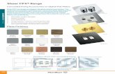 Sheer CFX Range - Hamilton Litestat...SHEER CFX RANGE 252 Sheer CFX® are simple and elegant, at-plate switches and sockets. The range features Hamilton’s patented CFX® 4 point