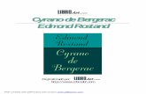Cyrano de Bergerac Edmond Rostand · 2015-10-26 · Librodot Cyrano de Bergerac Edmond Rostand Librodot 3 3 PRIMER ACTO Una representación en el teatro de Borgoña Sala del teatro