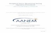 Peripheral Nerve Monitoring During Operative Procedures · tive monitoring (IOM) requires a skilled and knowl-edgeable team of physicians and technologists who ... Even in the setting