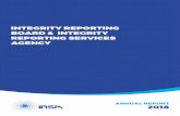 INTEGRITY REPORTING BOARD & INTEGRITY ... ... INTEGRITY REPORTING BOARD & INTEGRITY REPORTING SERVICES