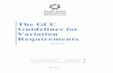 The GCC Guidelines for Variation Requirementsghc.sa/ar-sa/Documents/التسجيل المركزي...1. Introduction These guidelines are adapted from the E:tvfEA Guidelines on the