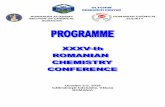 ROMANIAN ACADEMY ROMANIAN CHEMICAL SECTION OF … · Dr. Ing. Călin DELEANU CONFERINŢE / LECTURES C.S.I. - 1. TAILORING THE IMMOBILIZATION SUPPORT FOR EFFICIENT ENZYMATIC SYNTHESIS