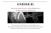 OBIEE - Rensselaer Polytechnic Institute · Oracle Business Intelligence Enterprise Edition (OBIEE) is a web-based Business Intelligence tool that provides a full range of reporting