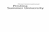 Third International Pristina Summer Universitytransparkency.spark-online.org/images/stories/2003 PSU...• Professor Dr. Bardhyl Musai, associate professor and executive director of