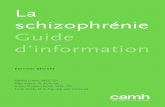 La schizophrénie Guide d’information...vi ˜˚˛˝˙ˆˇ˘ ˆ ˇ ˛ ˛ ˇ ˛ ˇ ˚ ˇ Introduction Ce guide s’adresse aux personnes aux prises avec la schizophré-nie, aux familles