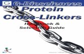 G-Biosciences Protein Cross-LinkersProtein cross-linkers can be used to establish protein-to-protein association and ligand-receptor interactions. Since the distance between two potential