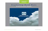 Exploring Acid Rain · 2018-03-09 · college classes. You may wish to use the entire Acid Rain Revisited report or the summary as a resource for your students during your study of