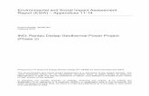 INO: Rantau Dedap Geothermal Power Project · 2018-02-26 · Construction Phase: SSM Operation Phase: Field Manager Establishment of an incident reporting reponse system and a database
