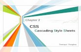 CSS - Khon Kaen University 2.pdf · 2018-01-22 · CSS • CSS ย่อมาจา Cascading Style Sheets • เป็นภาษาที่ใชใ้น าร าหนดรูปแบบ