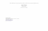 The Influence of Social Networks on Pro-Environment Behaviors Role of Social... · Social relationships influence people’s motivation to act, their problem-solving skills and efficacy,
