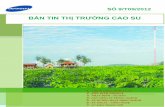 BẢN TIN THỊ TRƯỜNG CAO SU - gemadept.com.vn · BẢN TIN THỊ TRƯỜNG CAO SU-GMD/R&D 4 Ngoài ra, Kho dự trữ cao su của Thái Lan tăng lên đạt mức 100.000 tấn
