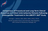 Comparison of Procedural and Long-Term Clinical Outcomes ... · Comparison of Procedural and Long-Term Clinical Outcomes in Critical Limb Ischemia Patients Following Endovascular
