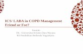 ICS/ LABA in COPD Management Friend or Foe?konkerpdpi2019.com/download/materi_sym/day1/12... · • Saat ini PPOK adalah 1penyebab kematian ke-4 di dunia, dengan perkiraan prevalensi