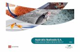 Australis Seafoods S.A. - LarrainVialOrganización Empresarial Landcatch S.A. 87.3% Australis Australis M SA FIP Australis Seafoods S.A. Inversionistas 12.7% Mar S.A. PRINCIPALES ACTIVOS