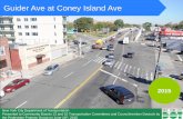Guider Ave at Coney Island Ave - New York City · New York City Department of Transportation 1 Presented to Community Boards 13 and 15 Transportation Committees and Councilmember