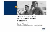 Implementing a Federated Portal Network · ¤SAP AG 2007, Federated Portal Network / Jana Richter / 23 Configuration Steps Configuring Proxy Settings Setting Up Trust Between You