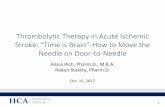 Thrombolytic Therapy in Acute Ischemic Stroke: “Time is ...education.healthtrustpg.com/wp-content/uploads/2017/07/Oct-12_Webinar.pdf2 Thrombolytic Therapy in Acute Ischemic Stroke: