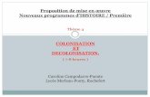 Proposition de mise en œuvre Nouveaux programmes d ...ww2.ac-poitiers.fr/hist_geo/sites/hist_geo/IMG/pdf/colonisation_Campodarve.pdf · Proposition de mise en œuvre Nouveaux programmes