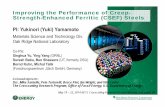 Improving the Performance of Creep- Strength-Enhanced Ferritic … · 2014-06-19 · 2 Improving the Performance of Creep-Strength-Enhanced Ferritic (CSEF) Steels, Yamamoto et al.