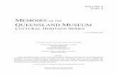 MeMoirs Queensland MuseuM · 2012-04-16 · Title: Memoirs of the Queensland Museum (ISSN 1440-4788) Author: Queensland Museum Subject: Cultural and natural history on the island