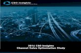 CSO Insights 2016 Channel Sales Optimization Study · CSO Insights 2016 Channel Sales Optimization Study ... CSO Insights 2016 Channel Sales Optimization Study ... After all, if you’re