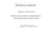 Measuring economic globalisation: Introduction by the ...ec.europa.eu/eurostat/documents/1001617/4576272/... · Measuring economic globalisation: Introduction by the discussant 93rd