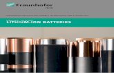 LITHIUM-ION BATTERIES - Fraunhofer ... IALT1Overview on lithium-ion batteries 2 Materials development