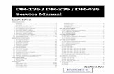 Alinco - DR-135, DR-235, DR-435 service manual7. WIDE/NARROW switching circuit. The 2nd IF 450 kHz signal which passes through filter FL101 (wide) and FL102 (narrow) during narrow,