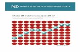 Data til sektoranalysen 2017 - Universitetet i Bergen · Web viewTabellen viser antall unike personer som er registrert på studieprogram på et annet fagfelt i 2016, sammenlignet