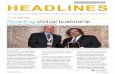 HEADLINES - Dalhousie University ... November 2015 / VOLUME 10/ ISSUE 6 FEATURE COVER STORY [Continued on page 3] News from the Department of Psychiatry at Dalhousie University HEADLINES