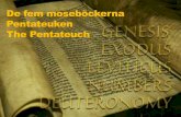 De fem moseböckerna Pentateuken The Pentateuch2017+01+Gen+1-11+Sv-En.pdfThe TaNaKh was Jesus’ Bible •2 Timothy 3:16-17 (NRSV) •All scripture is inspired by God and is[a] useful