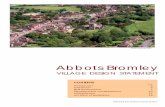 Abbots Bromley · ABBOTS BROMLEY VILLAGE DESIGN STATEMENT Page 3 2 Character Setting 2.1 The village of Abbots Bromley is set in attractive undulating farmland wit h many hedged fields,
