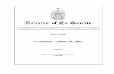 CANADA Debates of the Senate - Senate of Canada · 2005-10-19  · The analysis clearly showed that, contrary to the Prime Minister’s claims, ours is a remarkably highly taxed nation