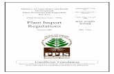 Plant Protection Regulations 2009 - unofficial translation ... · 2 2009 – ט"סשתה ,(יוול יעצמאו םיעגנ ,םיחמצ-ירצומ ,םיחמצ אובי) חמוצה