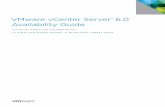 VMware vCenter Server 6.0 Availability Guide...TECHNICAL WHITE PAPER / 3 VMware vCenter Server 6.0 Availability Guide Overview A correctly architected and highly available solution