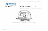MTS 602 R Hızlı Kullanım Klavuzu - Gnss Teknik...Netcad programında yapmak için Hesap – Nokta Editörü – Düzenle – Kolon İşlemleri – Hazır Formüllerden ( X-Y Değişimi