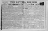 LOWELL, MICHIGAN, JULY 15,1943 No. 10 Runciman Is Host …lowellledger.kdl.org/The Lowell Ledger/1943/07_July/07-15-1943.pdfRunciman Is Host To Elevator Men State Well Represented