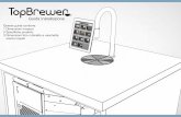 Pre-Installation guide...- frigorifero, pompa per il latte, elementi per il collegamento al TopBrewer, doppio manometro CO2 Kit Filtri - n.2 filtri TopBrewer Pure50, n.1 filtro ActiveCoal