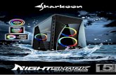 Các phiên bản case - Sharkoon · Các phiên bản case NIGHT SHARK RGB (3 quạt RGB LED 120 mm) NIGHT SHARK Blue (3 quạt LED 120 mm) ... mạch chủ. Bộ chia cho phép