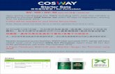 Starter Sets - COSWAY · 2017-11-07 · Starter Sets IJ\ *Ü ã / Set Permulaan SV: 100 / GV: 50 each set / " / setiap set Upon joining (membership fee: RM50 excluding GST), each