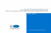 OECD Recommendation on Electronic …electronic authentication in fostering trust online and the continued development of the digital economy. The Recommendation encourages efforts