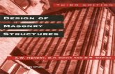 Design of Masonry Structures, Third Edition of …...Preface to the third edition The first edition of this book was published in 1981 as Load BearingBrickwork Design, and dealt with