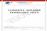 CURRENT AFFAIRS FEBRUARY 2019 - Amazon S3 · without prior permission of Vision IAS. 2  ©Vision IAS