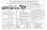 Our Lady of The Assumption Churchassumptionofmary.ca/bulletin/bulletin/2019/2019-11-03... · 2019-11-01 · Our Lady of the Assumption Parish 3141 Shaughnessy Street, Port Coquitlam,