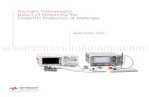Keysight Technologies Basics of Measuring the Dielectric ... · 04 | Keysight | Basics of Measuring the Dielectric Properties of Materials - Application Note t A-+-+--+ - - + + –