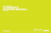 FLOWERDALE BUSHFIRE MEMORIAL · 2017-02-07 · flowerdale bushfire memorial final concept design the final concept design may be subject to review and modification during the design