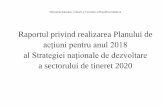 Raportul privind realizarea Planului de acțiuni pentru …...Ministerul Educației, Culturii și Cercetării al Republicii Moldova Raportul privind realizarea Planului de acțiuni