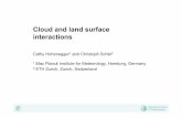 Cloud and land surface interactionsprojects.knmi.nl/euclipse/summerschool/Lectures/Hohenegger_1.pdf · Max-Planck-Institut für Meteorologie Cloud and land surface interactions Cathy