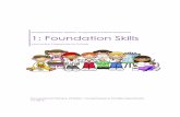 1: Foundation Skills · Foundation Skills 02/2016 Sensory skills Skill Example activity Sense of body position (proprioception): Being able to feel your body position. Push-ups Animal